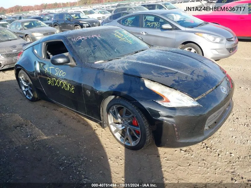 2014 Nissan 370Z VIN: JN1AZ4EH8EM636717 Lot: 40751494