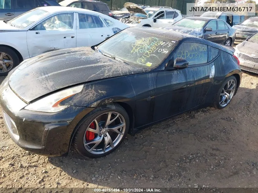 2014 Nissan 370Z VIN: JN1AZ4EH8EM636717 Lot: 40751494