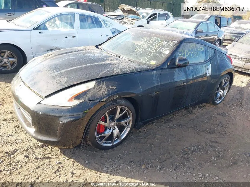 2014 Nissan 370Z VIN: JN1AZ4EH8EM636717 Lot: 40751494