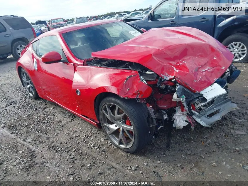 2014 Nissan 370Z VIN: JN1AZ4EH6EM631919 Lot: 40782050