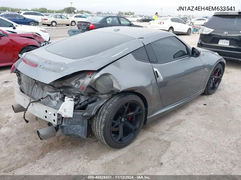 2014 Nissan 370Z Nismo VIN: JN1AZ4EH4EM633541 Lot: 40829431