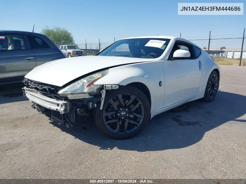 2015 Nissan 370Z VIN: JN1AZ4EH3FM444686 Lot: 40512997