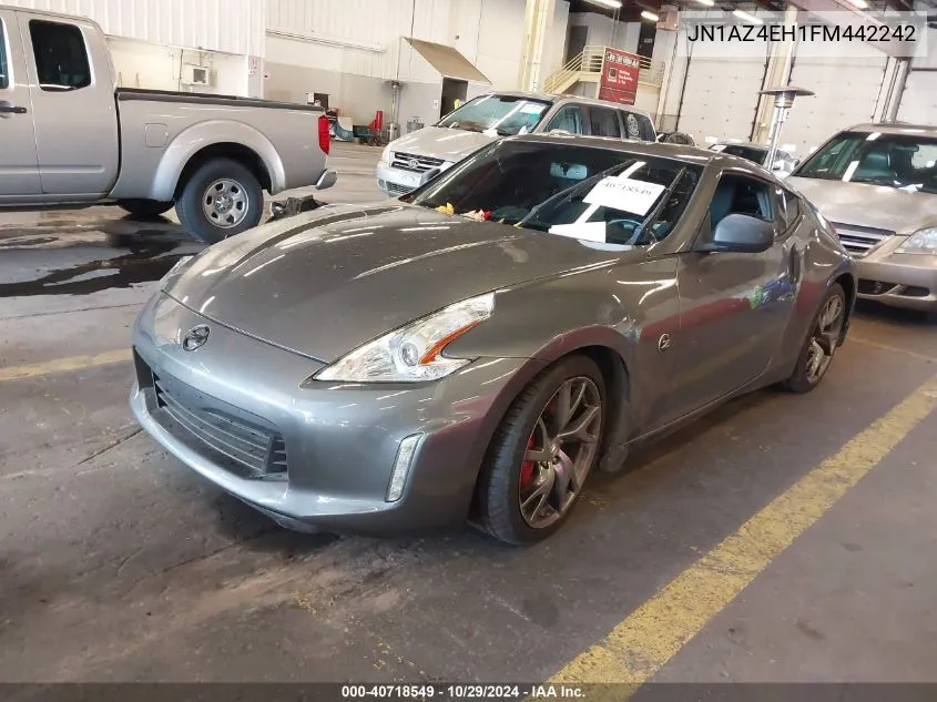 2015 Nissan 370Z Sport Tech VIN: JN1AZ4EH1FM442242 Lot: 40718549