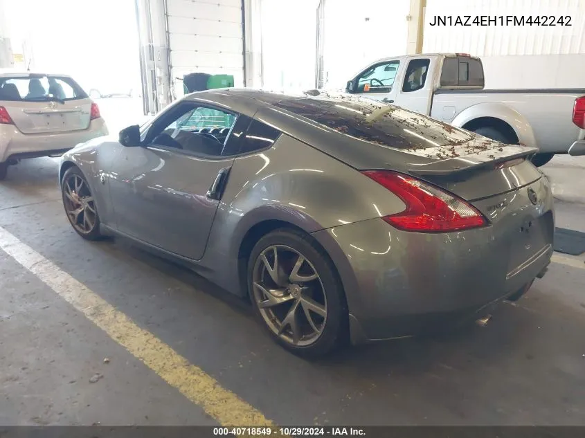 2015 Nissan 370Z Sport Tech VIN: JN1AZ4EH1FM442242 Lot: 40718549