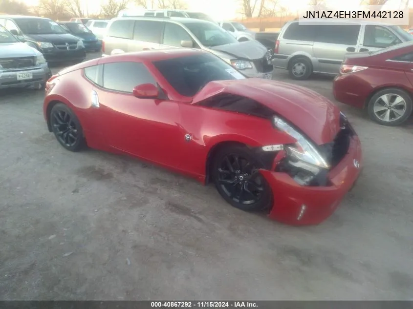 2015 Nissan 370Z Touring VIN: JN1AZ4EH3FM442128 Lot: 40867292