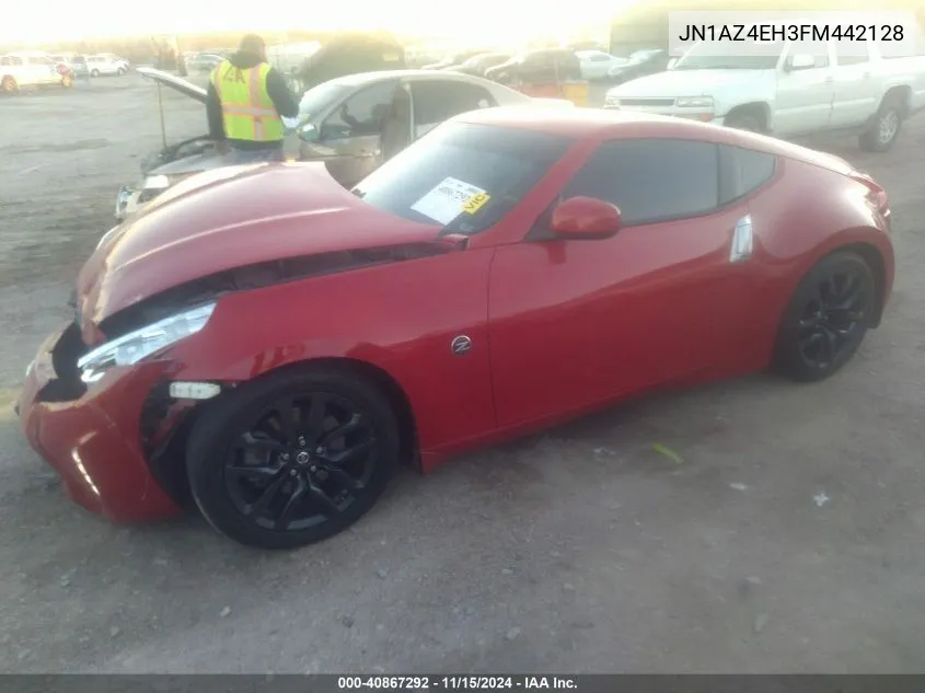 2015 Nissan 370Z Touring VIN: JN1AZ4EH3FM442128 Lot: 40867292