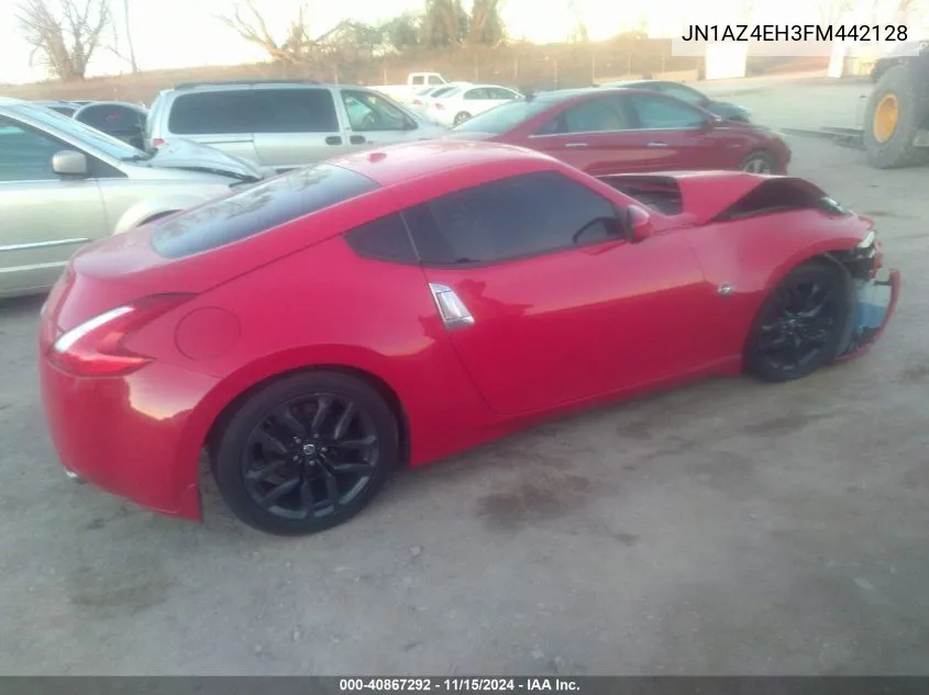 2015 Nissan 370Z Touring VIN: JN1AZ4EH3FM442128 Lot: 40867292