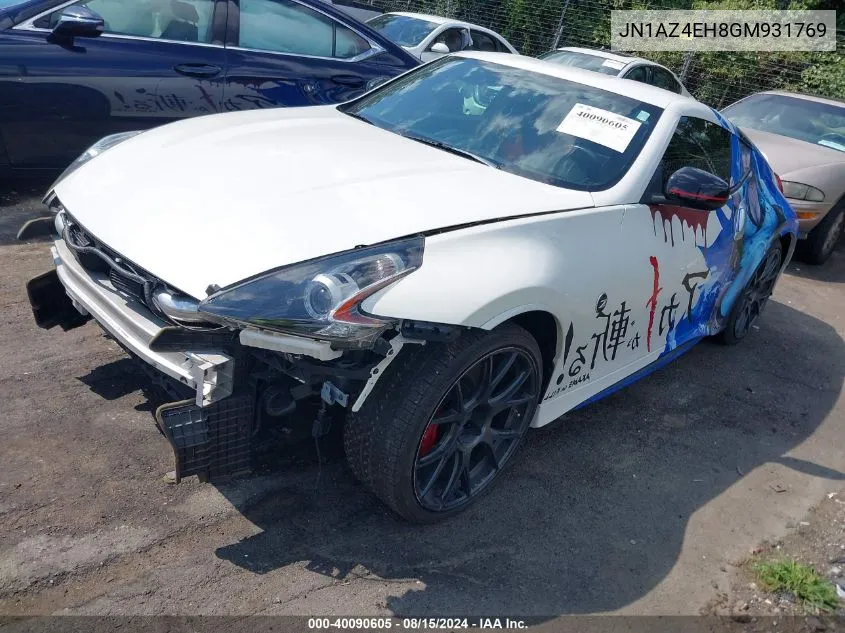 JN1AZ4EH8GM931769 2016 Nissan 370Z Nismo Tech