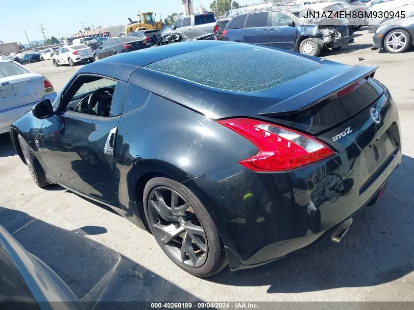 2016 Nissan 370Z Sport VIN: JN1AZ4EH8GM930945 Lot: 40268189