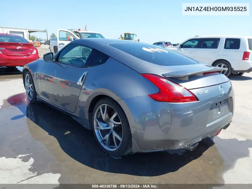 JN1AZ4EH0GM935525 2016 Nissan 370Z Sport