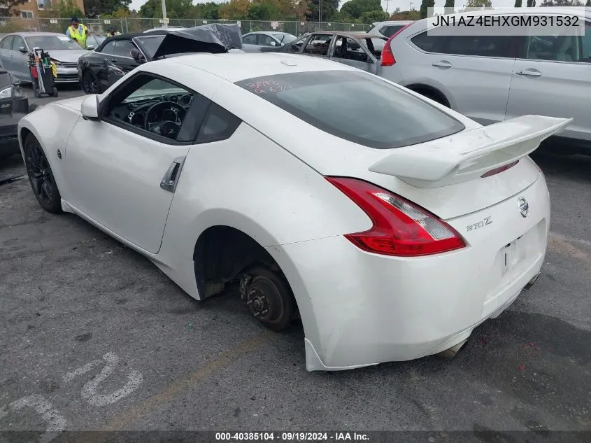 JN1AZ4EHXGM931532 2016 Nissan 370Z Touring