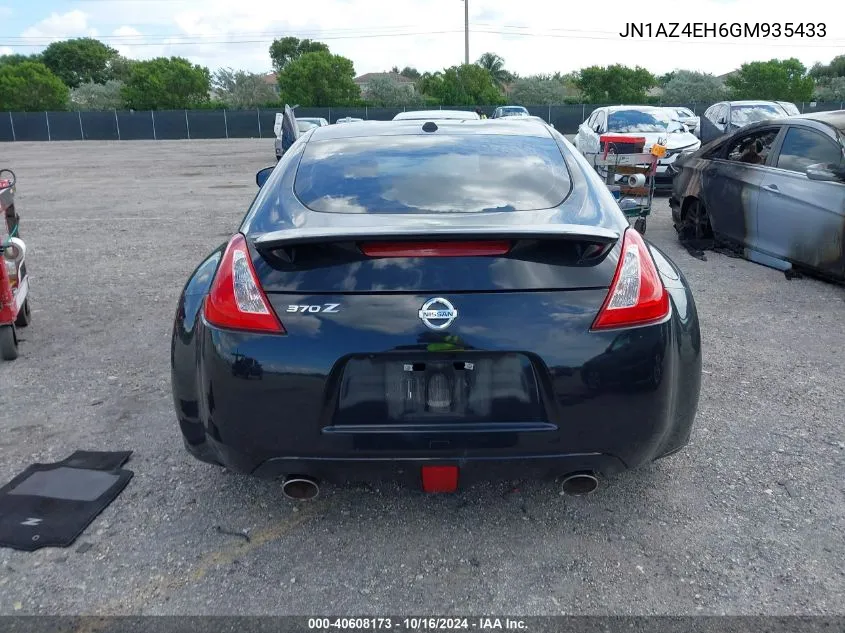 2016 Nissan 370Z Nismo/Nismo Tech/Sport/Sport Tech/Touring VIN: JN1AZ4EH6GM935433 Lot: 40608173