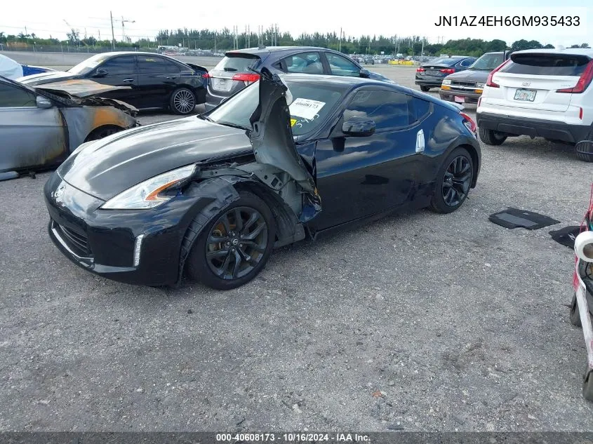 2016 Nissan 370Z Nismo/Nismo Tech/Sport/Sport Tech/Touring VIN: JN1AZ4EH6GM935433 Lot: 40608173