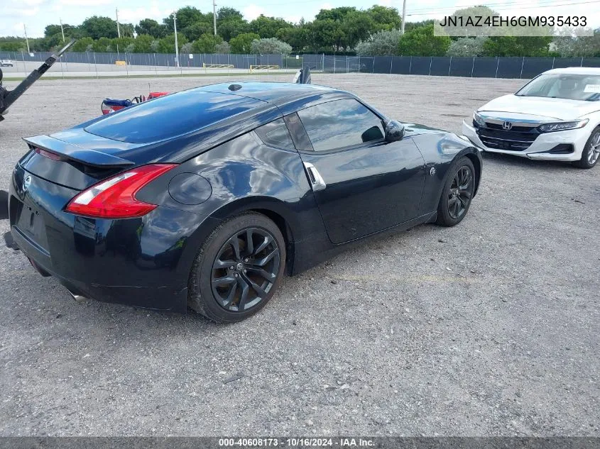 2016 Nissan 370Z Nismo/Nismo Tech/Sport/Sport Tech/Touring VIN: JN1AZ4EH6GM935433 Lot: 40608173