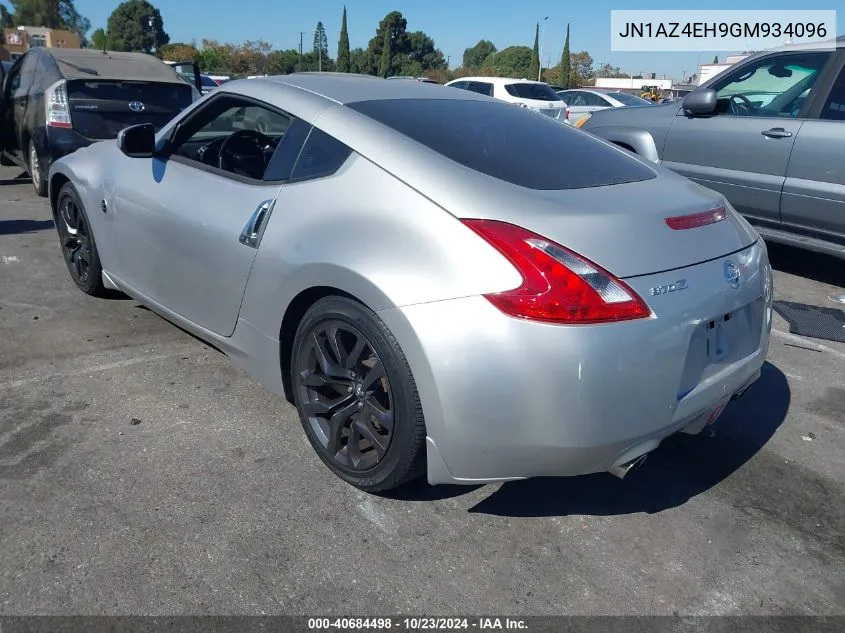 2016 Nissan 370Z VIN: JN1AZ4EH9GM934096 Lot: 40684498