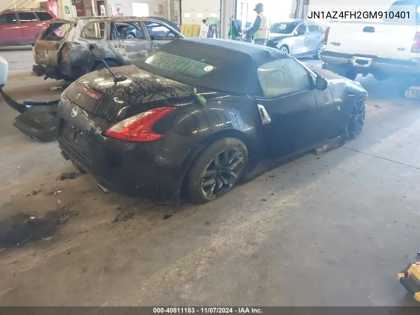 2016 Nissan 370Z Touring VIN: JN1AZ4FH2GM910401 Lot: 40811183