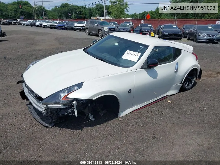 JN1AZ4EH9HM951093 2017 Nissan 370Z Nismo Tech