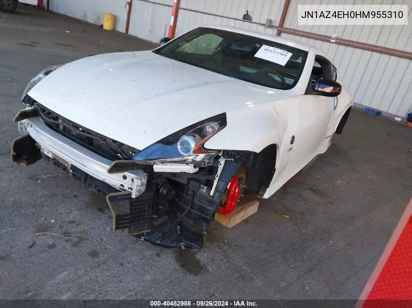 JN1AZ4EH0HM955310 2017 Nissan 370Z Nismo Tech