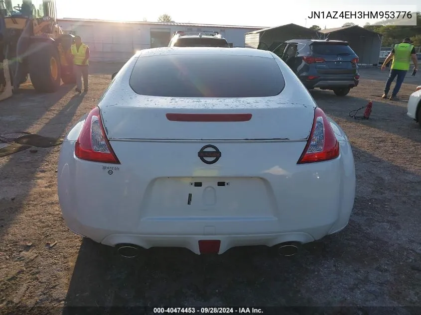 2017 Nissan 370Z VIN: JN1AZ4EH3HM953776 Lot: 40474453