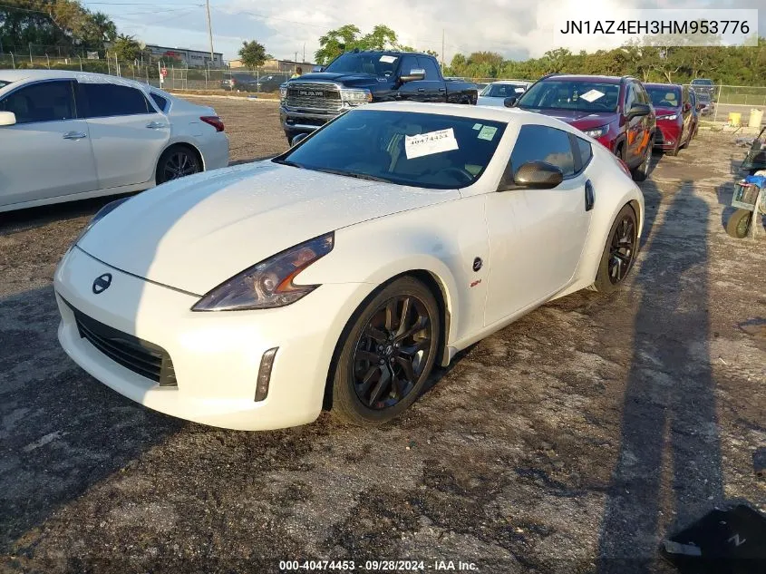 2017 Nissan 370Z VIN: JN1AZ4EH3HM953776 Lot: 40474453