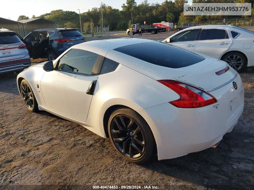 2017 Nissan 370Z VIN: JN1AZ4EH3HM953776 Lot: 40474453