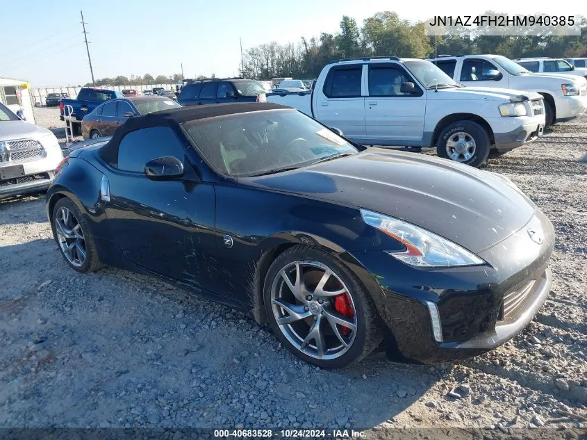 2017 Nissan 370Z Touring/Touring Sport VIN: JN1AZ4FH2HM940385 Lot: 40683528