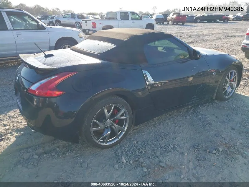 2017 Nissan 370Z Touring/Touring Sport VIN: JN1AZ4FH2HM940385 Lot: 40683528