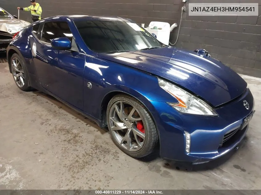 2017 Nissan 370Z Sport VIN: JN1AZ4EH3HM954541 Lot: 40811229