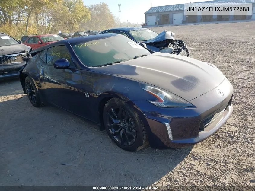 2018 Nissan 370Z Touring/Sport/Nismo VIN: JN1AZ4EHXJM572688 Lot: 40650929