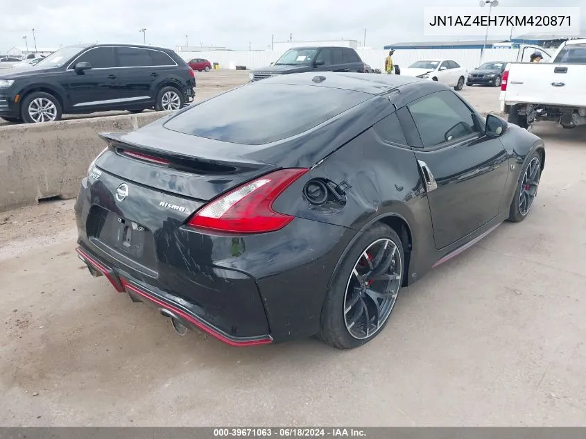 JN1AZ4EH7KM420871 2019 Nissan 370Z Nismo