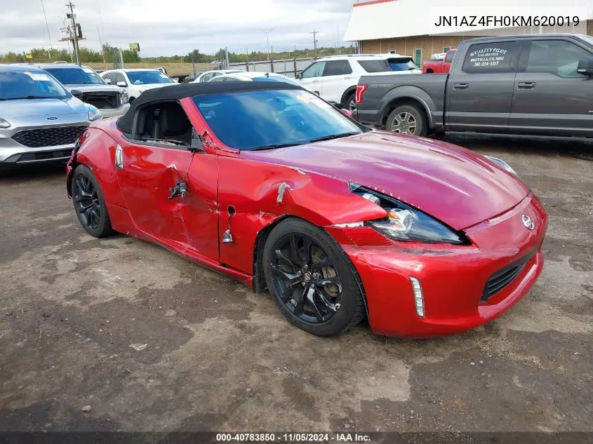 2019 Nissan 370Z Touring VIN: JN1AZ4FH0KM620019 Lot: 40783850