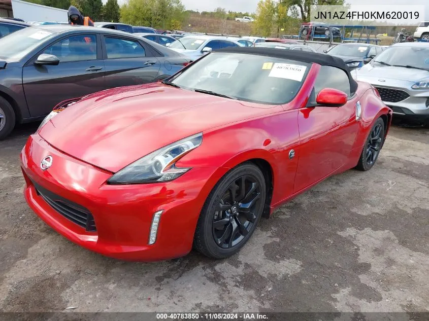 2019 Nissan 370Z Touring VIN: JN1AZ4FH0KM620019 Lot: 40783850