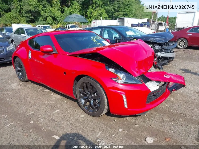 2020 Nissan 370Z 7-Speed Automatic/Base 6-Speed Manual/Nismo 6-Speed Manual/Nismo 7-Speed Automatic VIN: JN1AZ4EH6LM820745 Lot: 40004100