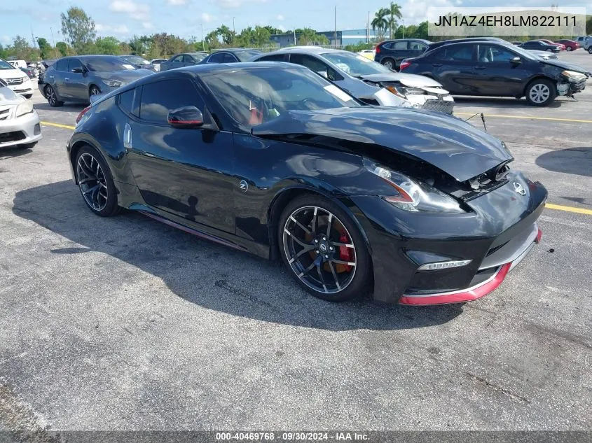 2020 Nissan 370Z Nismo 6-Speed Manual VIN: JN1AZ4EH8LM822111 Lot: 40469768