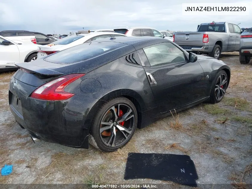 2020 Nissan 370Z Sport/Sport Touring/Nismo VIN: JN1AZ4EH1LM822290 Lot: 40477592