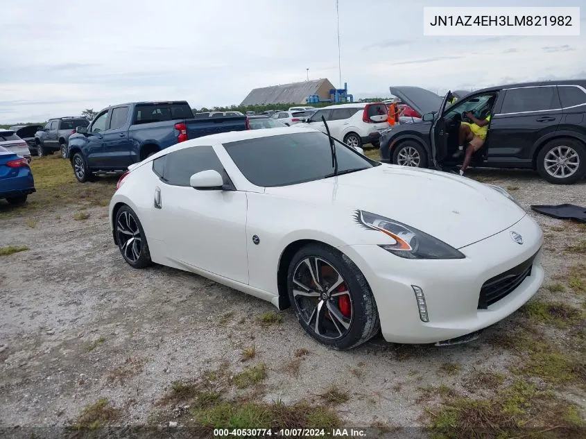 2020 Nissan 370Z Sport/Sport Touring/Nismo VIN: JN1AZ4EH3LM821982 Lot: 40530774