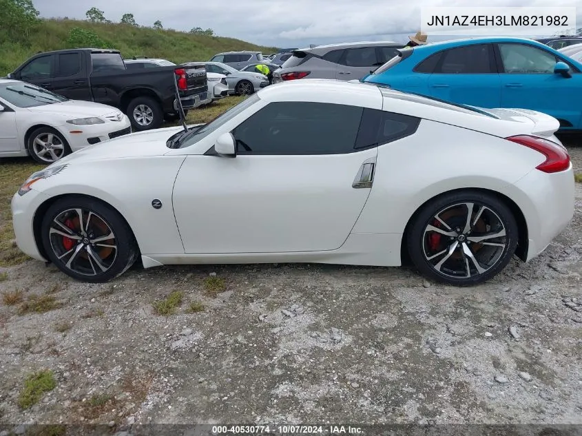 JN1AZ4EH3LM821982 2020 Nissan 370Z Sport/Sport Touring/Nismo