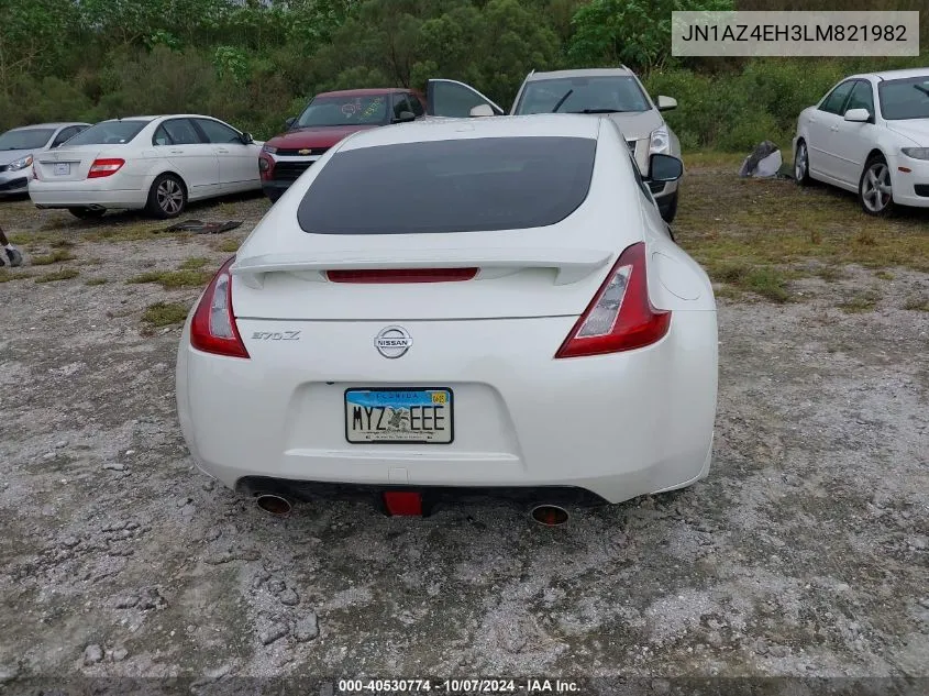 2020 Nissan 370Z Sport/Sport Touring/Nismo VIN: JN1AZ4EH3LM821982 Lot: 40530774