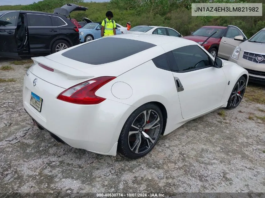 JN1AZ4EH3LM821982 2020 Nissan 370Z Sport/Sport Touring/Nismo