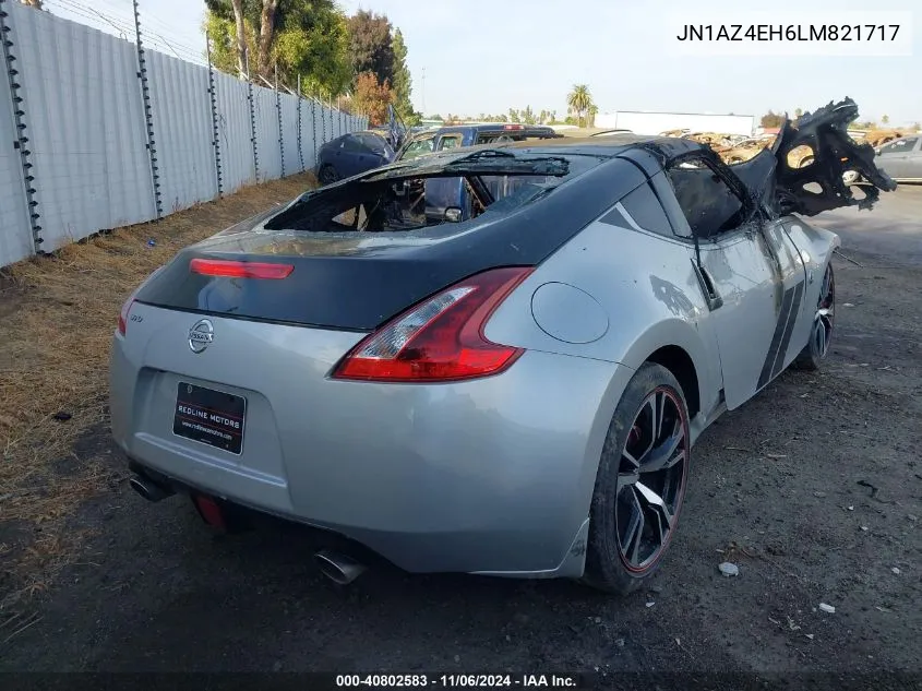 2020 Nissan 370Z Sport 7-Speed Automatic VIN: JN1AZ4EH6LM821717 Lot: 40802583