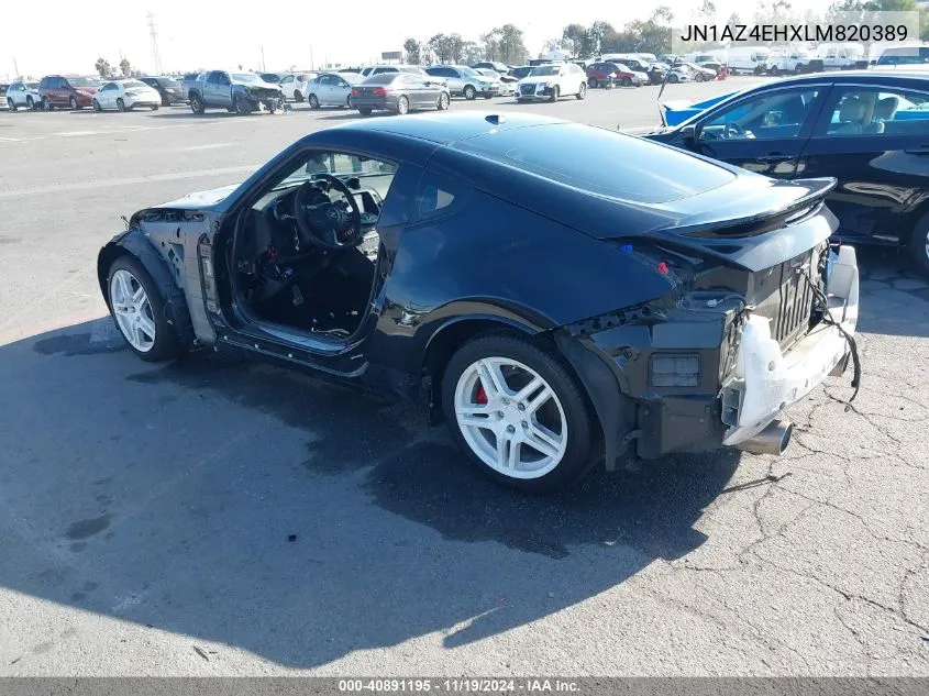 2020 Nissan 370Z Nismo 7-Speed Automatic VIN: JN1AZ4EHXLM820389 Lot: 40891195