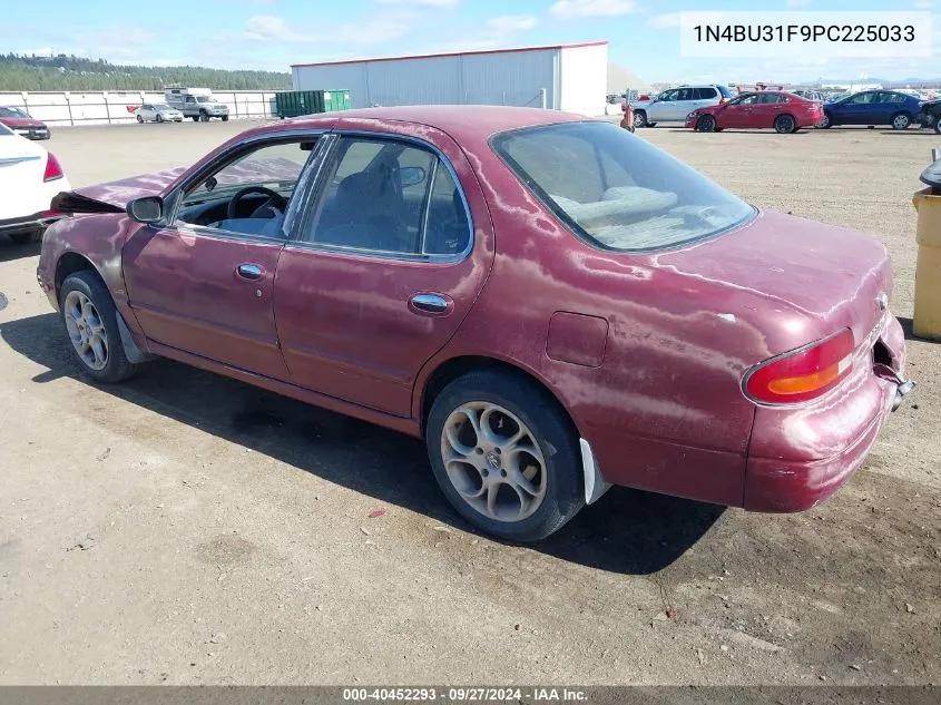 1993 Nissan Altima Xe/Gxe/Se/Gle VIN: 1N4BU31F9PC225033 Lot: 40452293