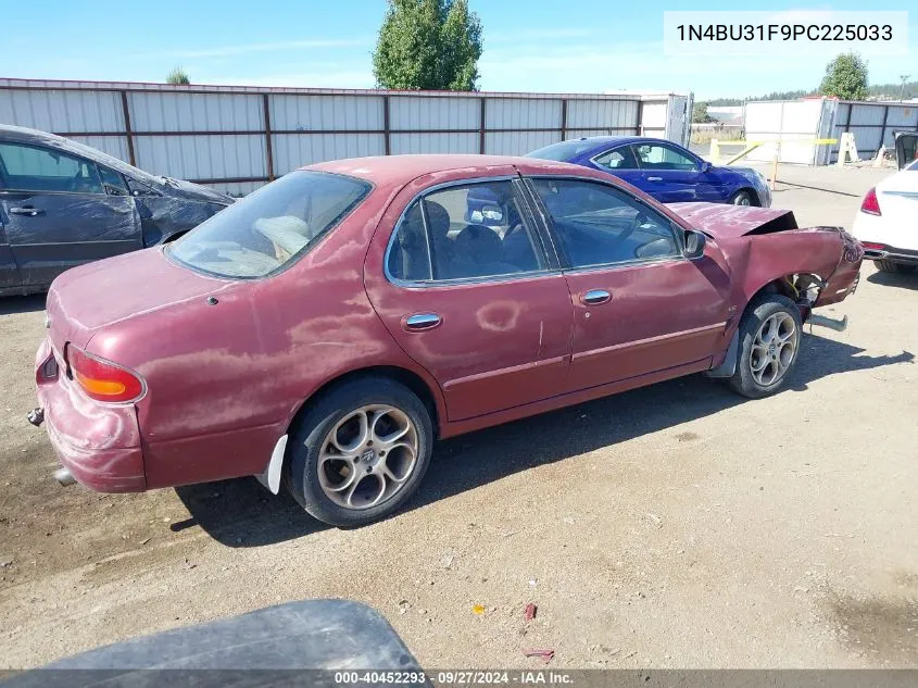 1993 Nissan Altima Xe/Gxe/Se/Gle VIN: 1N4BU31F9PC225033 Lot: 40452293