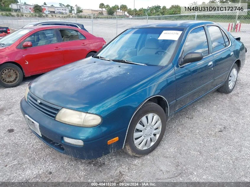 1996 Nissan Altima Xe/Gxe/Se/Gle VIN: 1N4BU31D9TC172746 Lot: 40415238