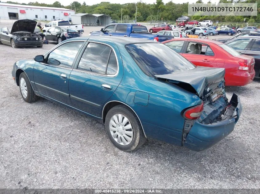 1996 Nissan Altima Xe/Gxe/Se/Gle VIN: 1N4BU31D9TC172746 Lot: 40415238