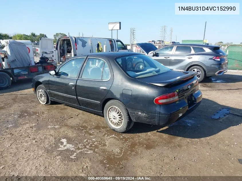 1997 Nissan Altima Gle/Gxe/Se/Xe VIN: 1N4BU31D4VC152990 Lot: 40359645