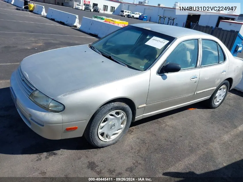 1997 Nissan Altima Gle/Gxe/Se/Xe VIN: 1N4BU31D2VC224947 Lot: 40445411