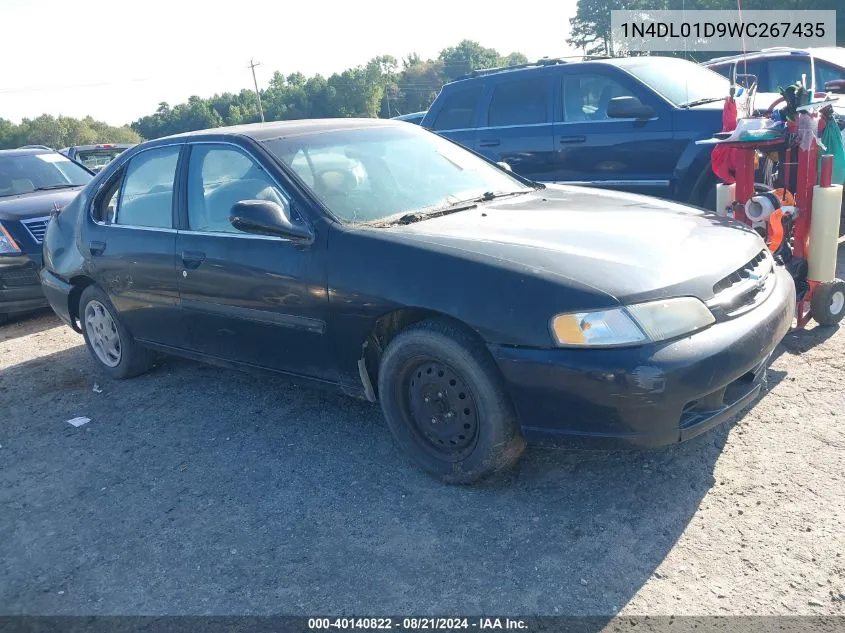 1998 Nissan Altima Gle/Gxe/Se/Xe VIN: 1N4DL01D9WC267435 Lot: 40140822