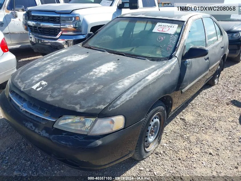 1998 Nissan Altima Gle/Gxe/Se/Xe VIN: 1N4DL01DXWC208068 Lot: 40357103