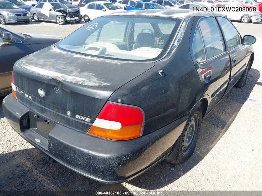 1998 Nissan Altima Gle/Gxe/Se/Xe VIN: 1N4DL01DXWC208068 Lot: 40357103